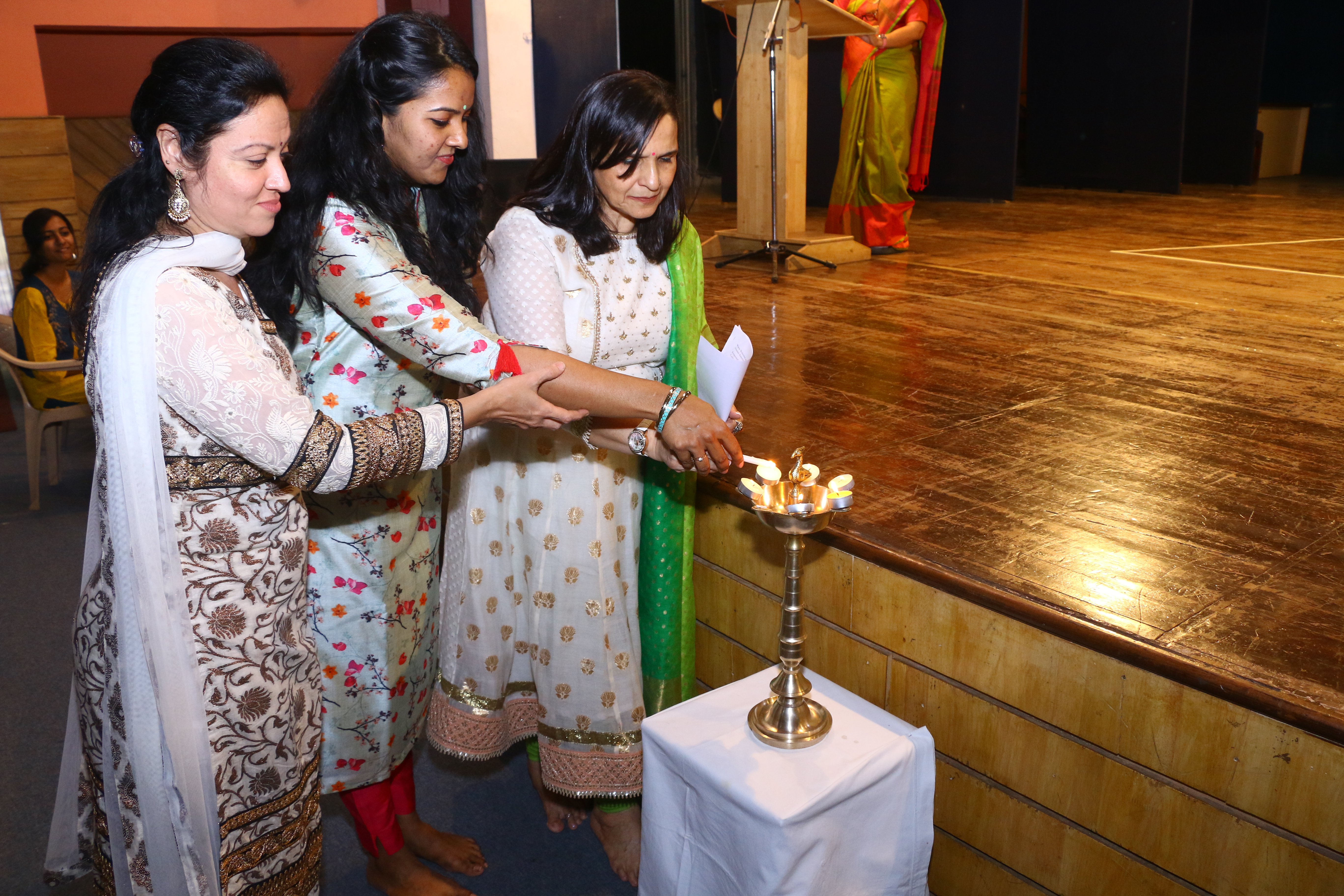 Kashmira Parekh, Asha Panicker and Rupal Gesota-Pillars of the Association